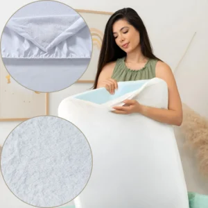 Terry Cot Waterproof Mattress Protector Soft Terry Towel Comfort Aloe Vera Treated for Toddlers Newborns Crib Cradle Cot Breathable Machine Wash Noiseless for Toddlers - Image 8