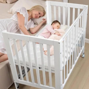 Baby Cot Mattress Protector Microfiber in Hexagonal Design 360 Elasticated Ultra Soft Breathable Machine Wash Noiseless for Toddlers Mattress Topper Protector Bed Sheet Kids Bedding Hypoallergenic - Image 5