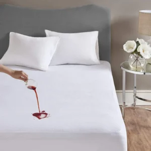 Waterproof Terry Towel Mattress Protector – Soft, Breathable & Allergy-Proof Bedding Protection - Image 13