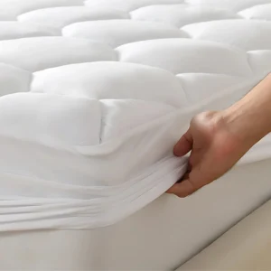 Hexagonal Mattress Protector – Quilted Triple Filled, Waterproof & Breathable Skirt Depth 40 cm / 15.7 inches| All Sizes– Quilted Triple Filled, Waterproof & Breathable Skirt Depth 40 cm / 15.7 inches| All Sizes - Image 11