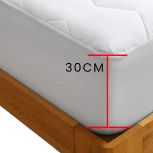 Mattress Protector Sheet Cover 30cm Hexagonal Design Flat 360 Elasticated Sheet Hexagonal Shape Mattress Protector – Breathable, Noiseless & Deep Fit - Image 7