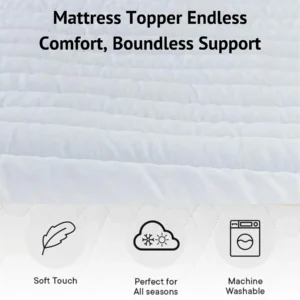Hypoallergenic Microfiber Mattress Topper – 4cm Deep Comfort Layer | Breathable, Plush & - Image 7