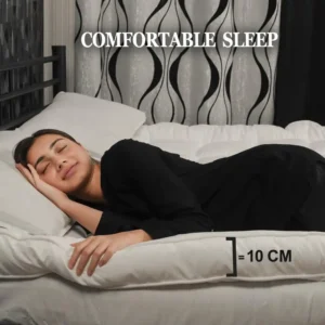 Luxury Extra-Thick Mattress Topper – Deep-Filled Microfibre Comfort Layer Quilted, Luxury Hotel Mattress Pads Box Stitched Elasticated Corner - Image 12