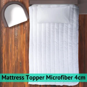 Hypoallergenic Microfiber Mattress Topper – 4cm Deep Comfort Layer | Breathable, Plush & - Image 10