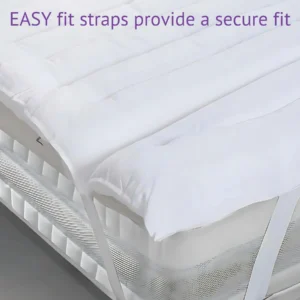 Hypoallergenic Microfiber Mattress Topper – 4cm Deep Comfort Layer | Breathable, Plush & - Image 13