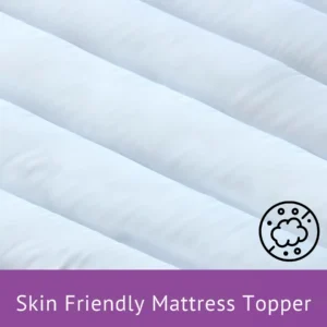 Hypoallergenic Microfiber Mattress Topper – 4cm Deep Comfort Layer | Breathable, Plush & - Image 3