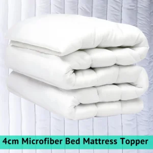 Hypoallergenic Microfiber Mattress Topper – 4cm Deep Comfort Layer | Breathable, Plush & - Image 5