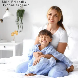 Waterproof Bamboo Mattress Protector – Hypoallergenic, Breathable, Fitted Sheet Design, Noise-Free Protection - Image 9