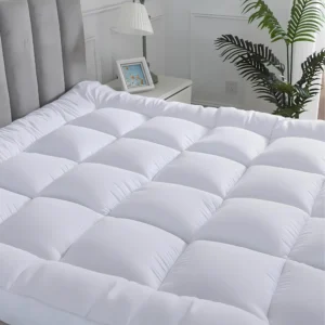 Luxury Extra-Thick Mattress Topper – Deep-Filled Microfibre Comfort Layer Quilted, Luxury Hotel Mattress Pads Box Stitched Elasticated Corner - Image 7