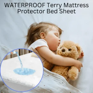 Waterproof Terry Towel Mattress Protector – Soft, Breathable & Allergy-Proof Bedding Protection - Image 7